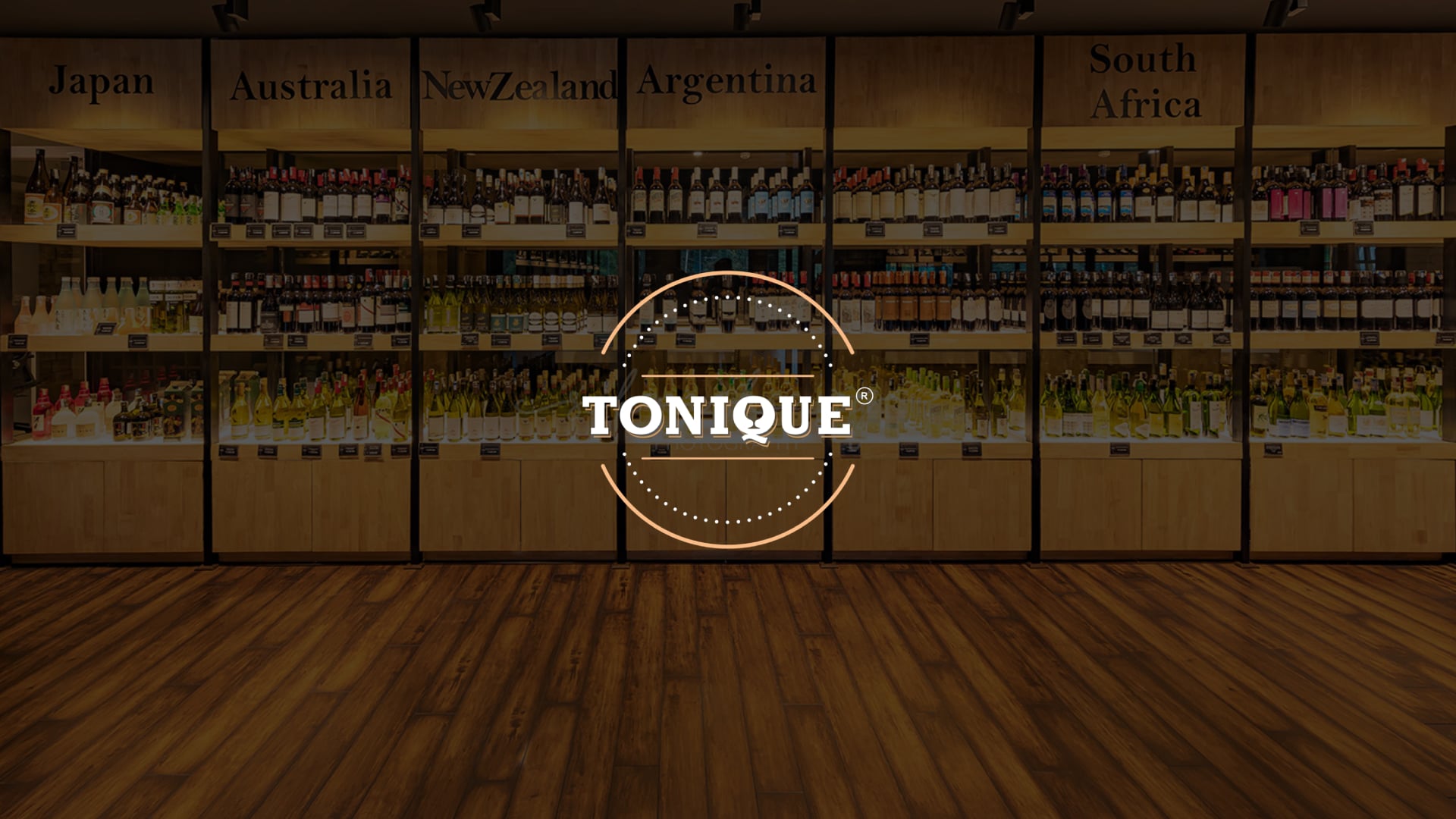 Interior view of Tonique Bangalore luxury spirits emporium